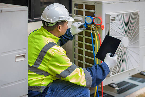 Professional Hvac technician working in Hayward, WI